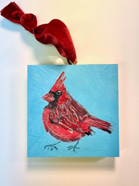 5# Cardinal Ornament 4x4